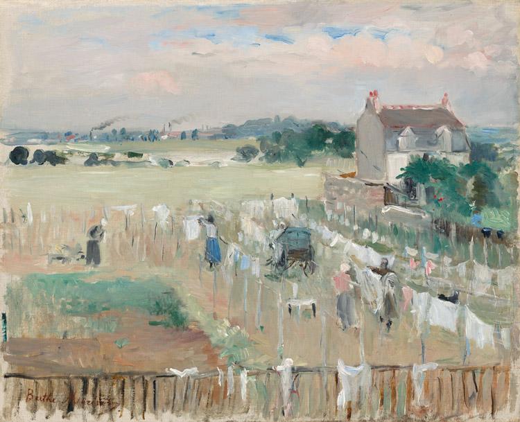 Berthe Morisot Hanging the Laundry out to Dry (nn02)